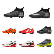 Großhandel hoher Knöchel CR7 Best Selling Futsal Star Impact Brand Männer benutzerdefinierte Outdoor -Stiefel Fußball -Fußballschuhe